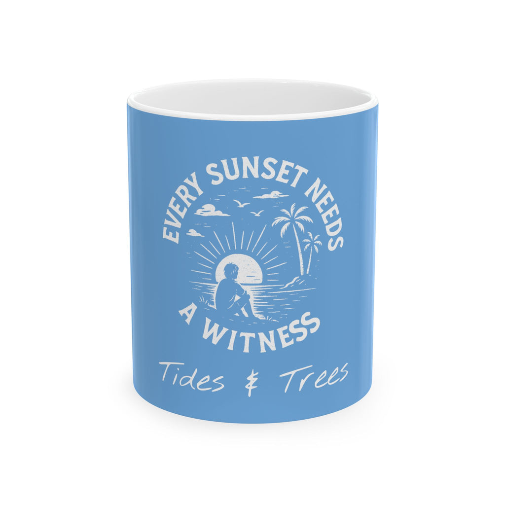 Sunset Witness (Blue) | 11oz Ceramic Mug