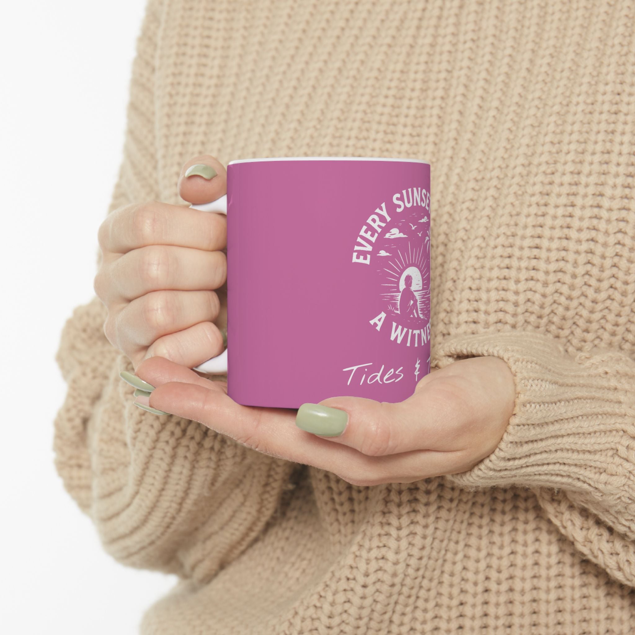 Sunset Witness (Pink) | 11oz Ceramic Mug
