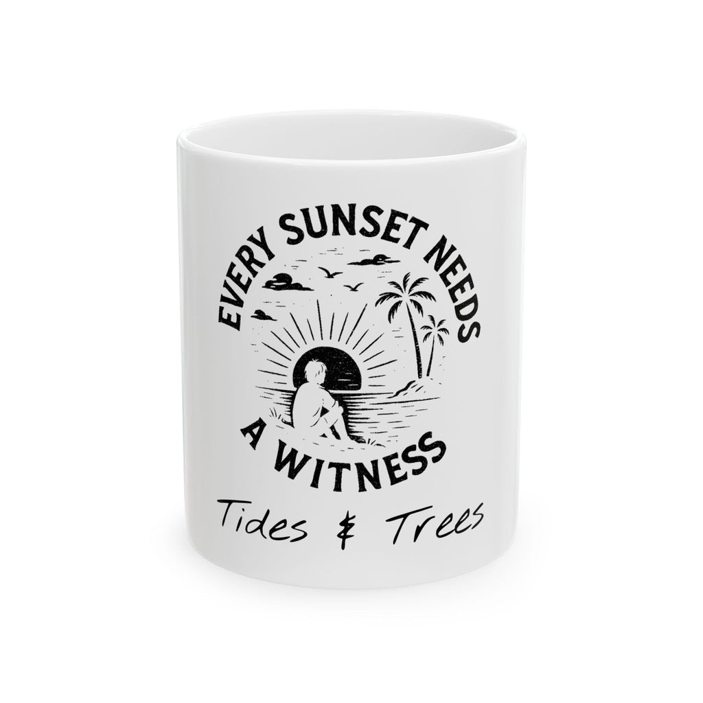 Sunset Witness (White) | 11oz Ceramic Mug