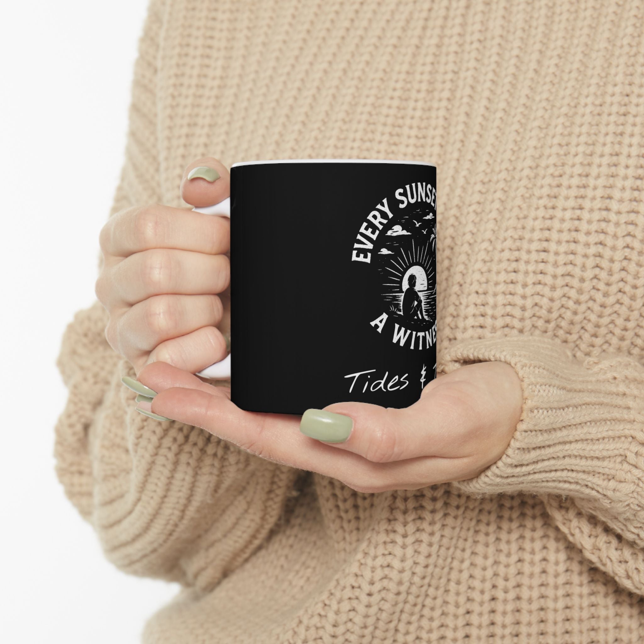 Sunset Witness (Black) | 11oz Ceramic Mug