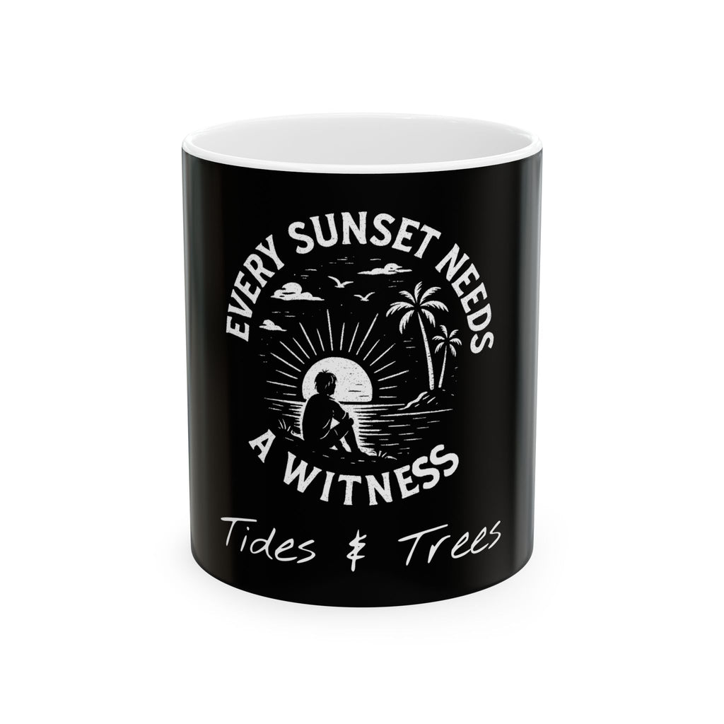 Sunset Witness (Black) | 11oz Ceramic Mug