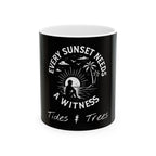 Sunset Witness (Black) | 11oz Ceramic Mug