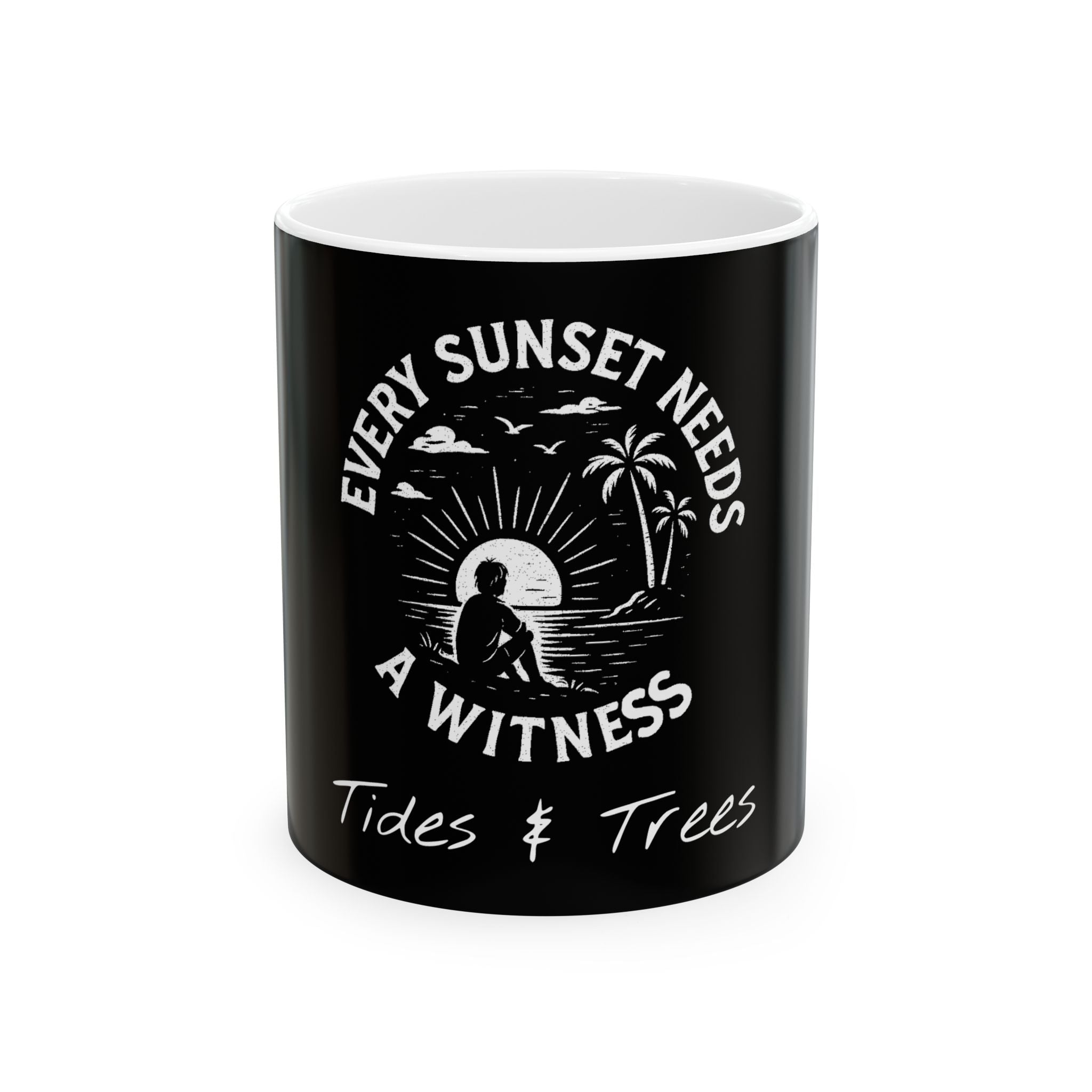 Sunset Witness (Black) | 11oz Ceramic Mug