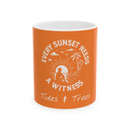 Sunset Witness (Orange) | 11oz Ceramic Mug
