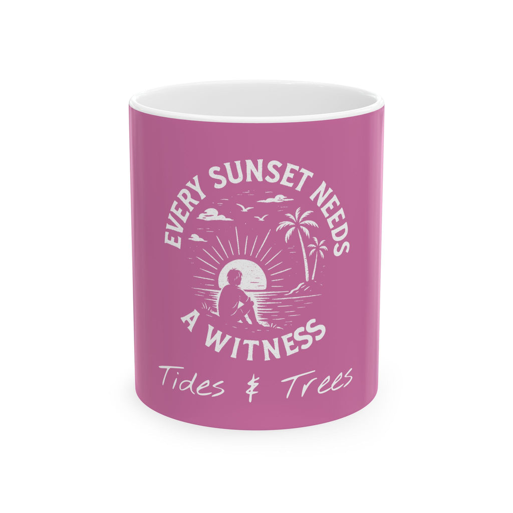 Sunset Witness (Pink) | 11oz Ceramic Mug