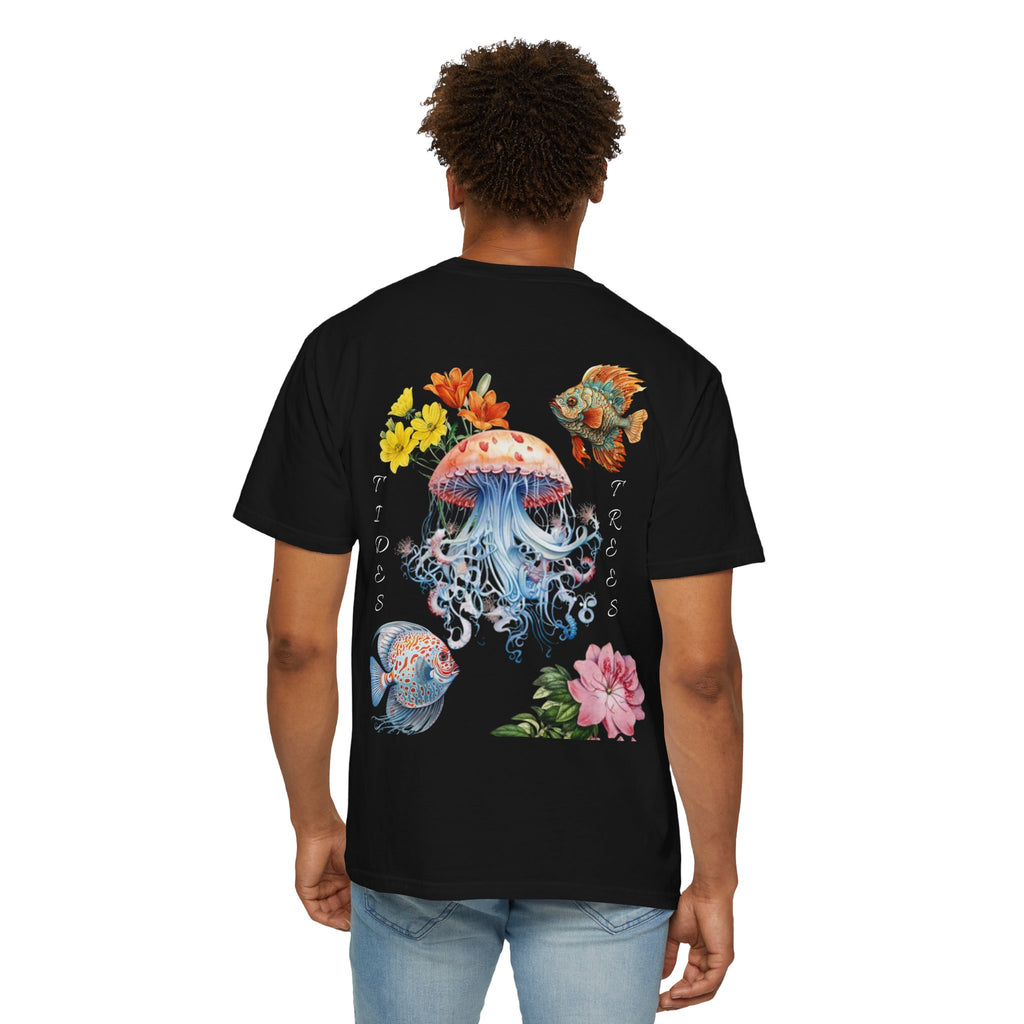 Premium Relaxed Fit T-Shirt – Ocean Bloom