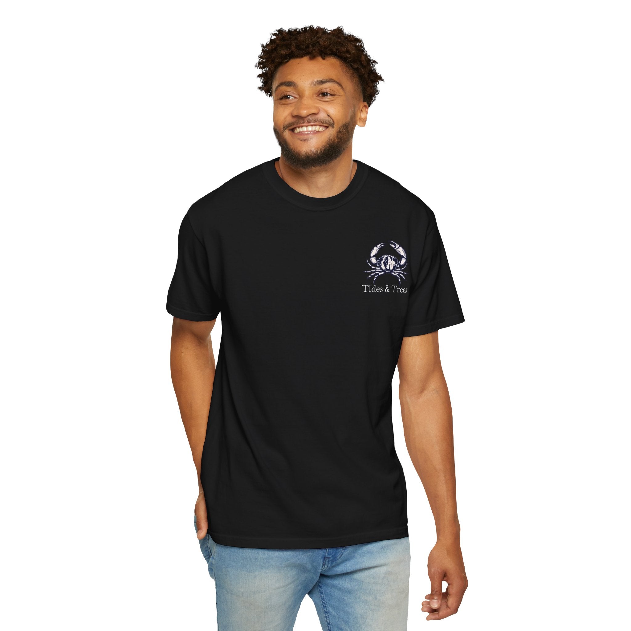 Premium Relaxed Fit T-Shirt – Ocean Bloom